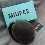 MIUFEE Toupee for Men Afro Kinky Curly Replacement System 4mm For Black Men 10x8" Full Lace Human Hair